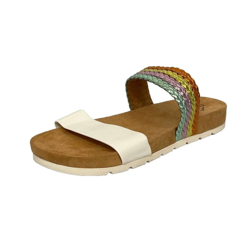 Cliffs Sandals Women's Size 8M Brown Thong Comfort Flat White Mountain US 6.5